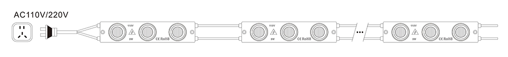 LED Light Strip Module Installation